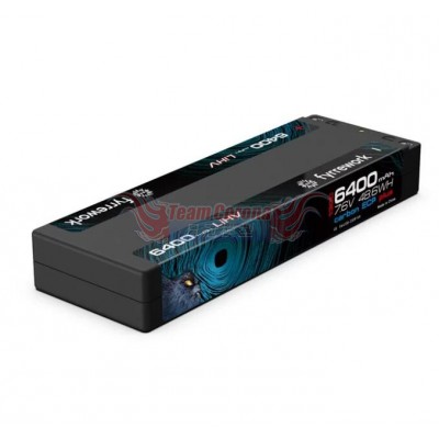 Fyrrework 6400mAh 2S 7.6V 130C HV Ultra LCG Stick Lipo Battery 